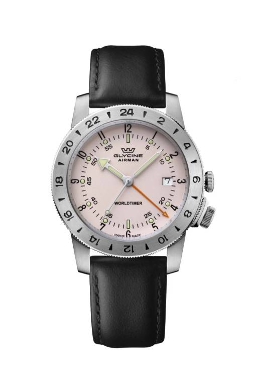 Reloj Airman Worldtimer GMT 40mm Ivory Dial Men's Quartz Watch — vista principal