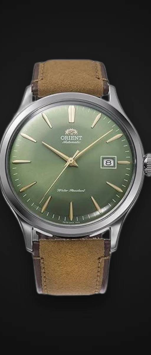 Reloj Orient Bambino Versión 4 Automático Verde Pastel de Orient