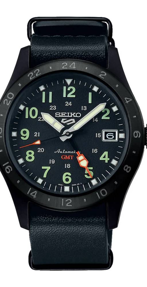 Reloj Seiko 5 Sports Field Black GMT de Seiko