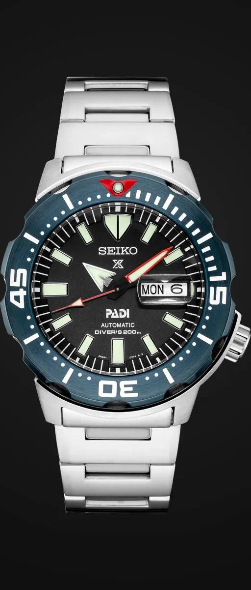 Reloj Seiko Monster Edición Especial PADI de Seiko