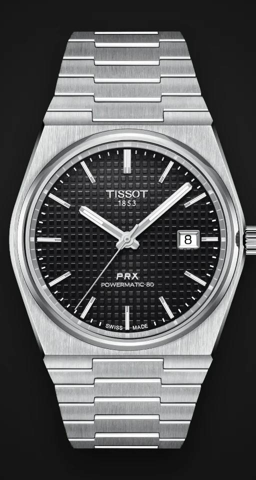 Reloj Tissot PRX Powermatic 80 40mm Negro de Tissot