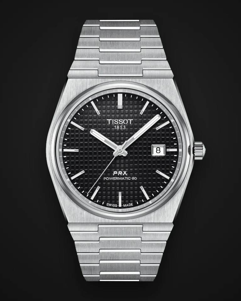 Reloj Tissot PRX Powermatic 80 40mm Negro — vista principal